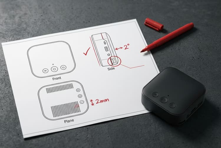금형·양산 구조 보정·양산성 검토 사례 이미지