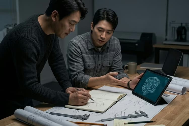 원스톱 제품 개발 기획·디자인 단계 사례 이미지